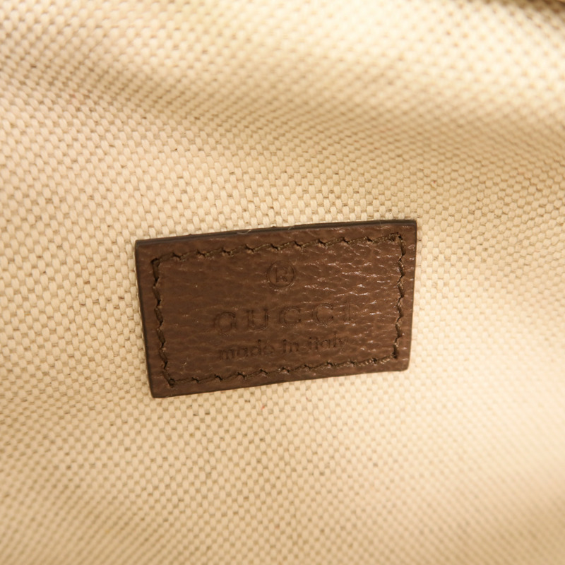 GUCCI 帆布Jumbo GG Mini金扣肩背袋-5