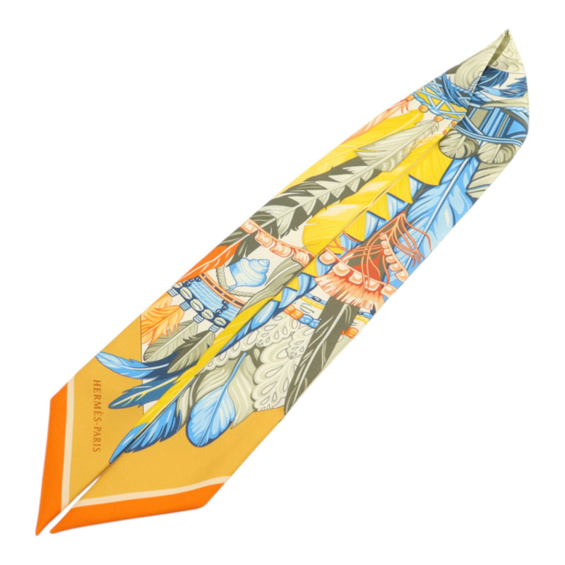 HERMES 絲質Twilly絲巾-2
