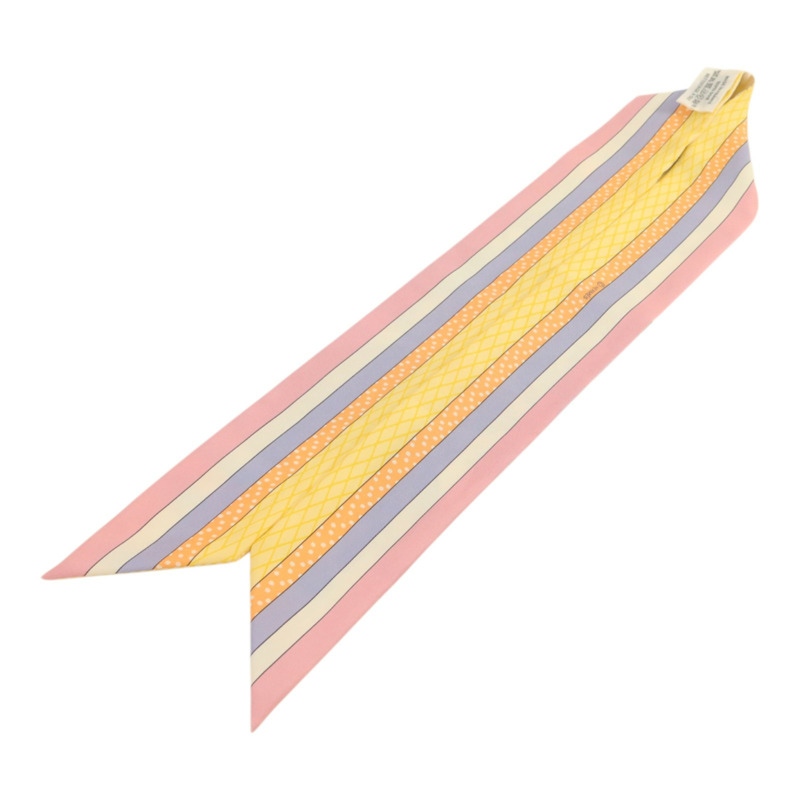 HERMES 絲質Twilly絲巾-3