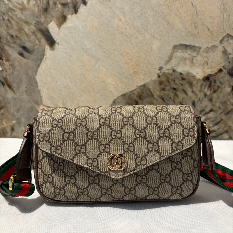 Gucci PVC信封斜背包-0