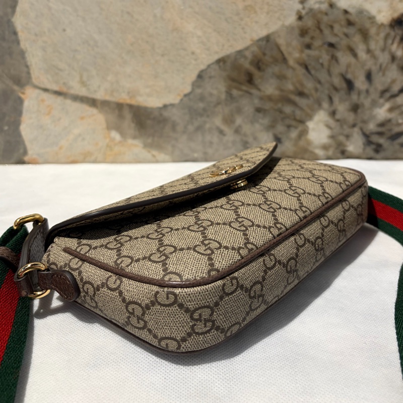 Gucci PVC信封斜背包-7