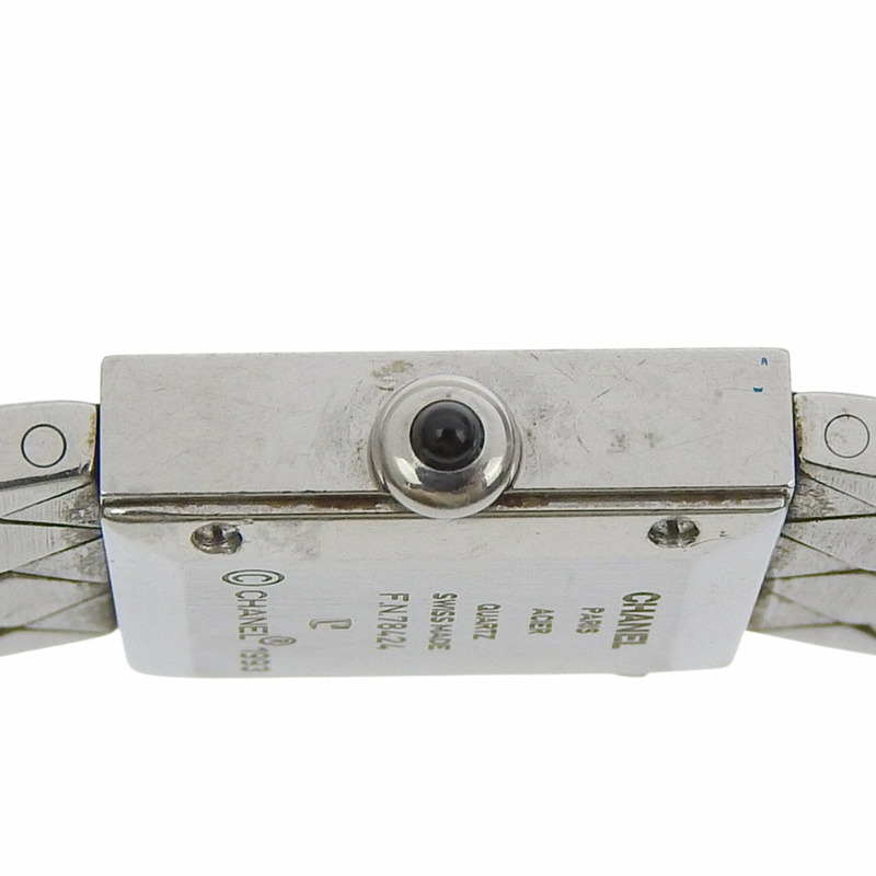 香奈兒 Matelasse H0009 不鏽鋼石英模擬腕錶，黑色錶盤，女士款-7