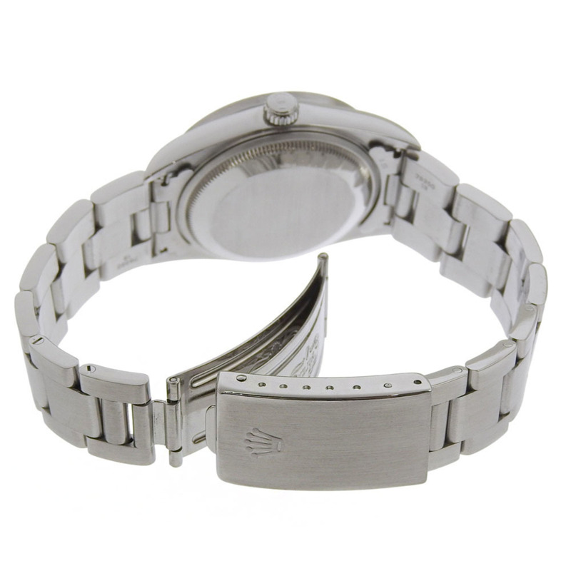 勞力士蠔式恆動腕錶,璣鏤紋錶圈,3135 15210 型機芯,不鏽鋼材質,1993 年款,銀色錶盤,自動上鍊機芯,模擬顯示,男士腕錶。-4