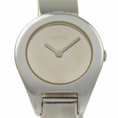 Gucci GUCCI 6700L 女士腕錶，不鏽鋼石英模擬機芯，清晰錶盤。