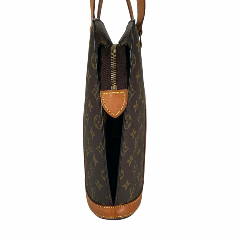 路易威登 LOUIS VUITTON 手提包 天然皮革 Babylon Monogram 帆布 M511002 棕色-2