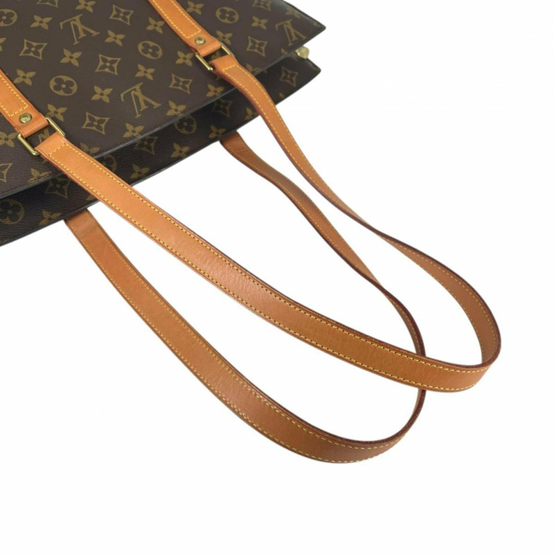 路易威登 LOUIS VUITTON 手提包 天然皮革 Babylon Monogram 帆布 M511002 棕色-6