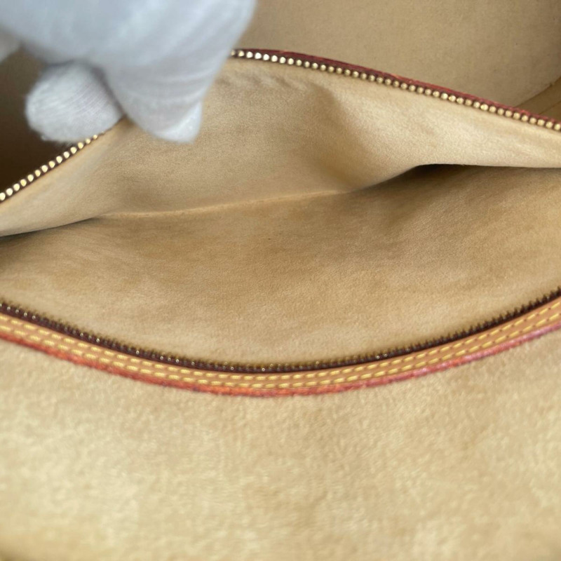 路易威登 LOUIS VUITTON 手提包 天然皮革 Babylon Monogram 帆布 M511002 棕色-9