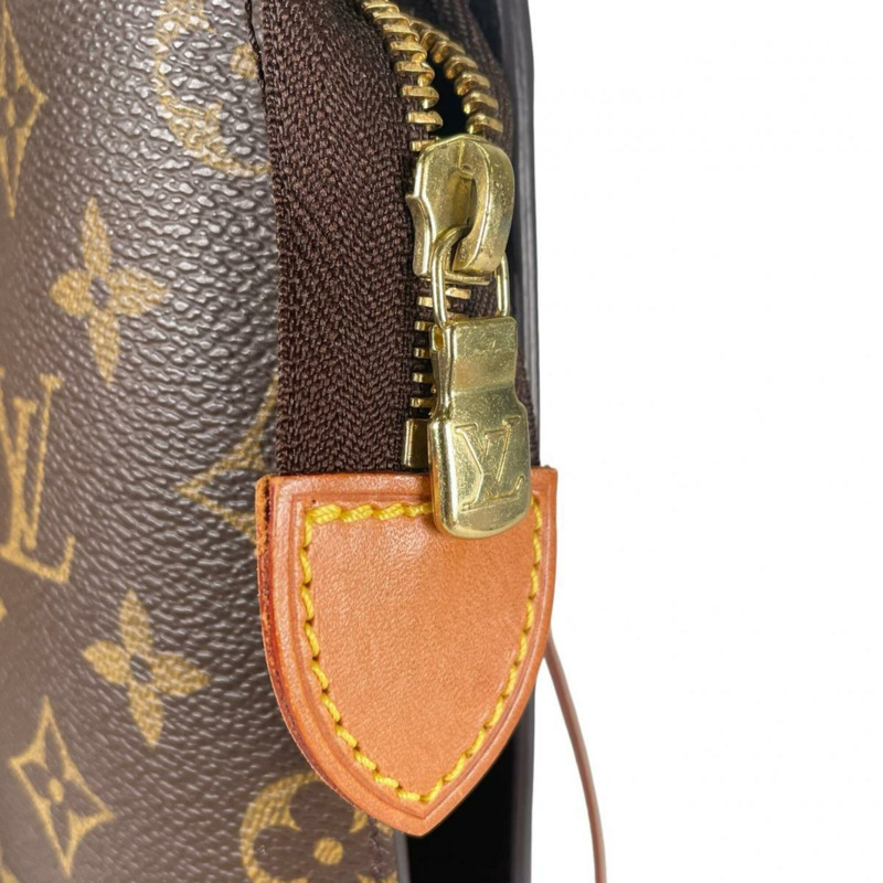 路易威登 LOUIS VUITTON 手提包 天然皮革 Babylon Monogram 帆布 M511002 棕色-12