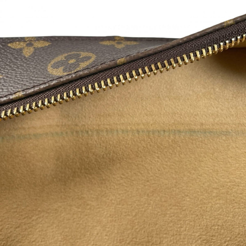 路易威登 LOUIS VUITTON 手提包 天然皮革 Babylon Monogram 帆布 M511002 棕色-16