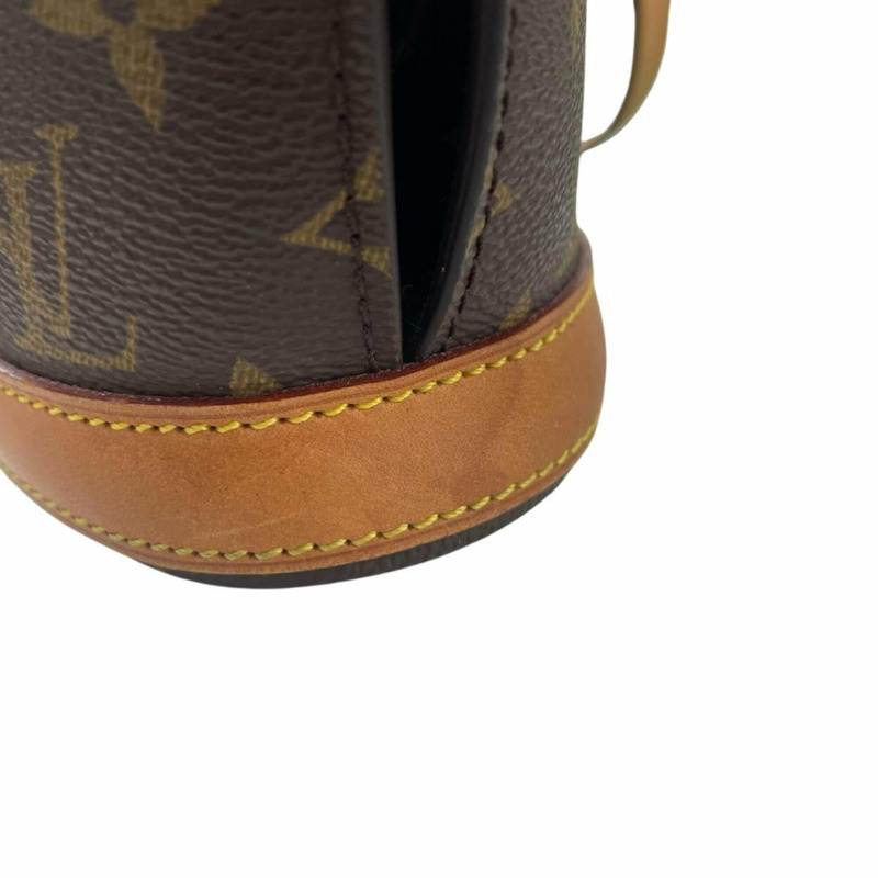 路易威登 LOUIS VUITTON 手提包 天然皮革 Babylon Monogram 帆布 M511002 棕色-18