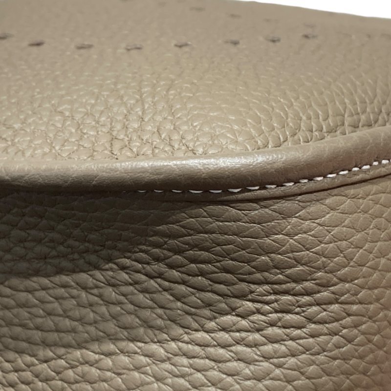 HERMÈS 愛馬仕 EVELYNE 29 肩背包 牛皮 大象灰 銀釦-7