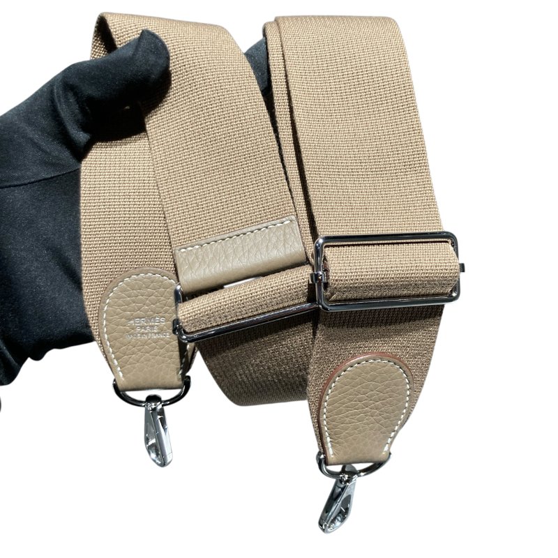 HERMÈS 愛馬仕 EVELYNE 29 肩背包 牛皮 大象灰 銀釦-13