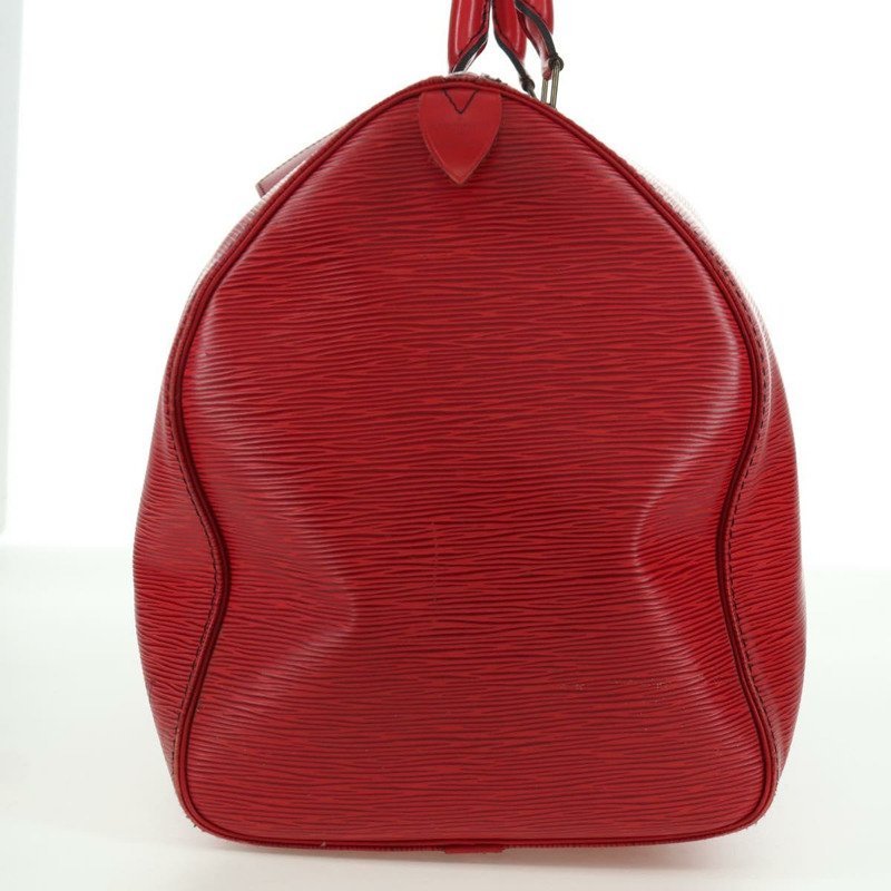 【日本直送】路易威登 Epi Keepall 50 波士頓包 復古紅 M42967 LV 正品 AMZ314A-4