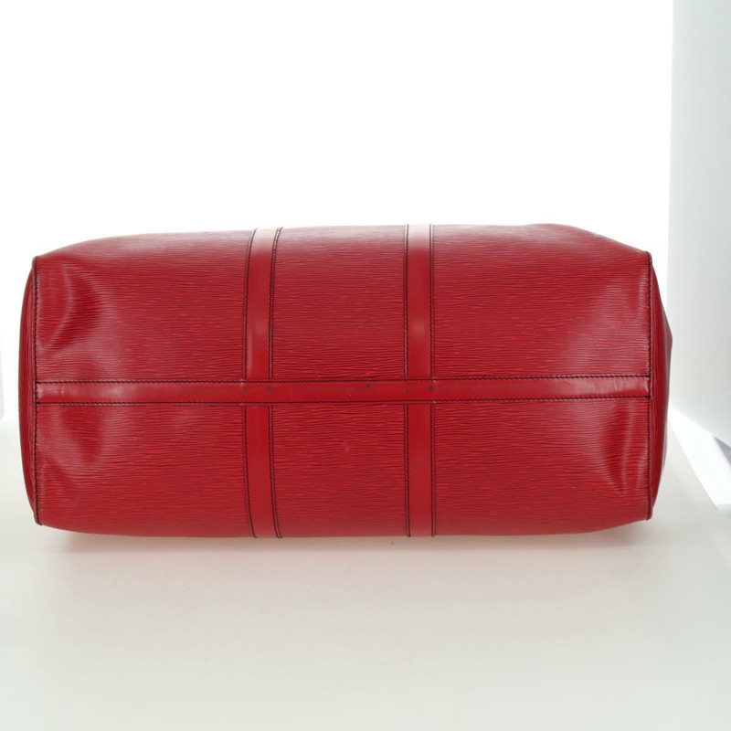 【日本直送】路易威登 Epi Keepall 50 波士頓包 復古紅 M42967 LV 正品 AMZ314A-6