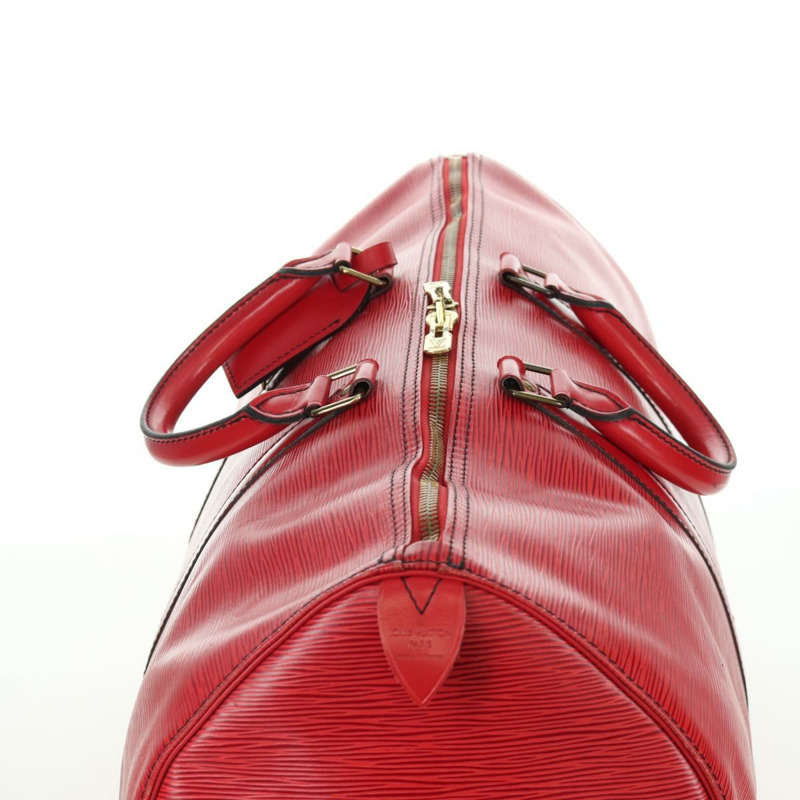 【日本直送】路易威登 Epi Keepall 50 波士頓包 復古紅 M42967 LV 正品 AMZ314A-13