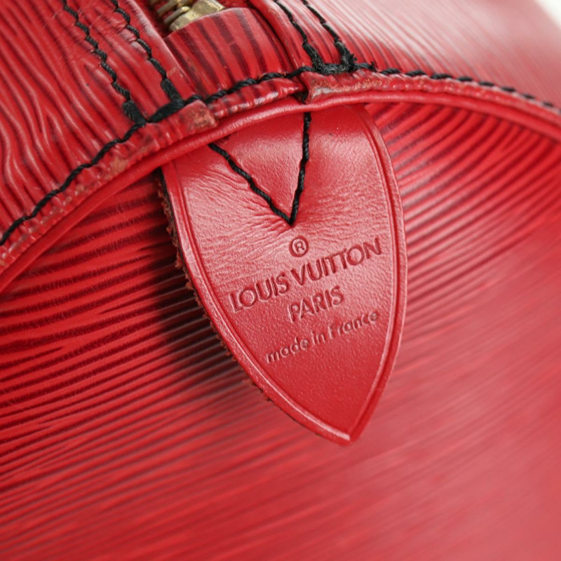 【日本直送】路易威登 Epi Keepall 50 波士頓包 復古紅 M42967 LV 正品 AMZ314A-19