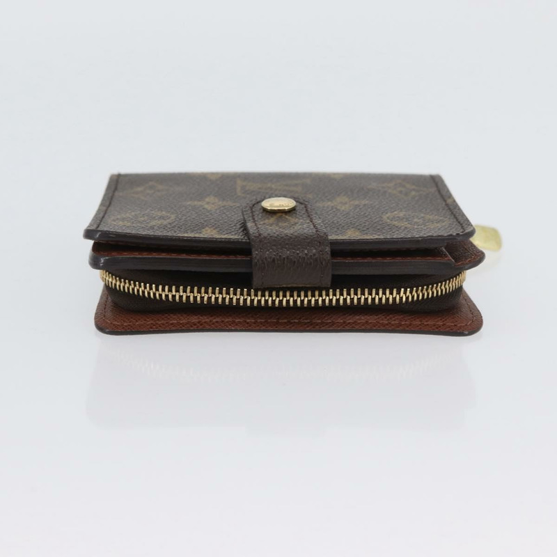 【日本直送】路易威登 Monogram Compact Zip Wallet M61667 LV Auth am11181V-2
