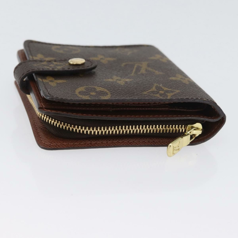 【日本直送】路易威登 Monogram Compact Zip Wallet M61667 LV Auth am11181V-4