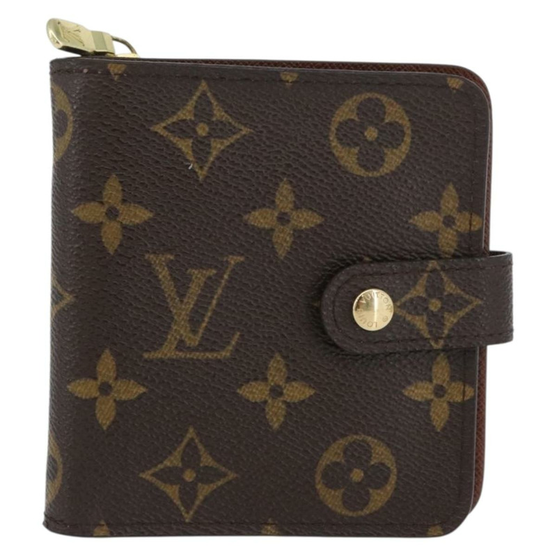 【日本直送】路易威登 Monogram Compact Zip Wallet M61667 LV Auth am11181V-12