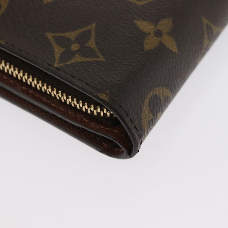 【日本直送】路易威登 Monogram Compact Zip Wallet M61667 LV Auth am11181V-15