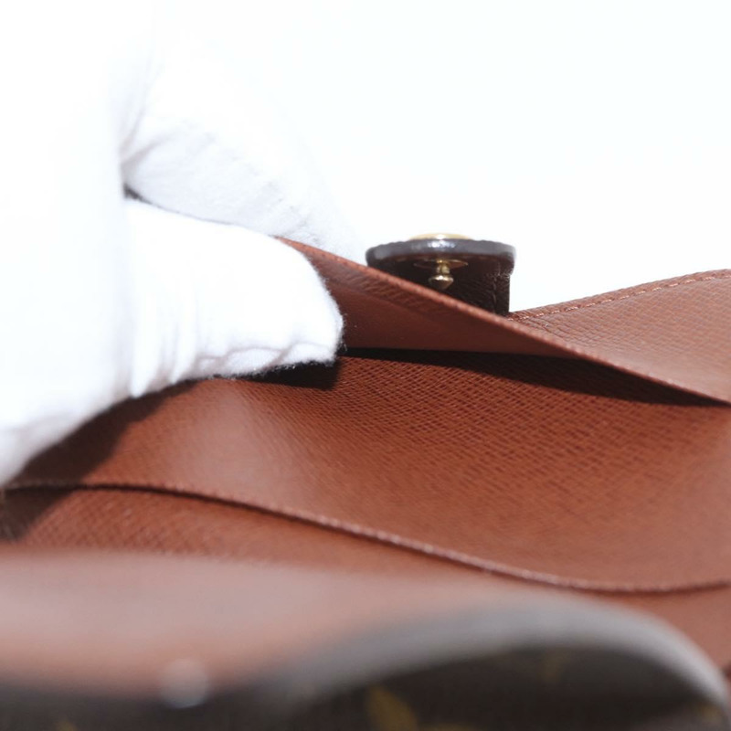 【日本直送】路易威登 Monogram Compact Zip Wallet M61667 LV Auth am11181V-19