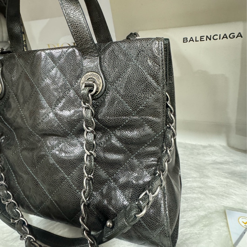 Chanel 荔枝牛皮肩背包 鏈包-3