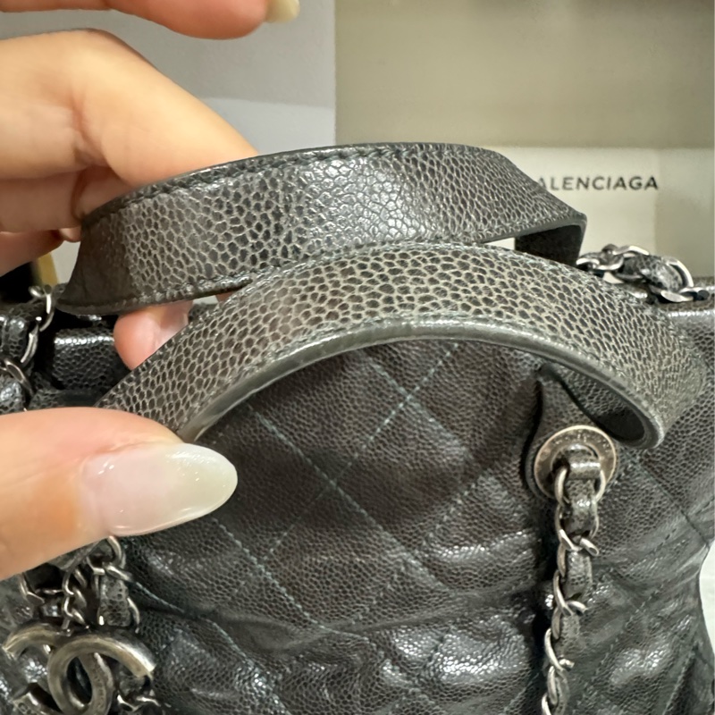 Chanel 荔枝牛皮肩背包 鏈包-5