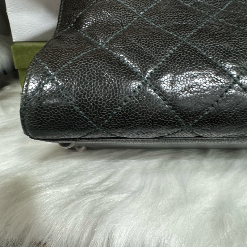 Chanel 荔枝牛皮肩背包 鏈包-15