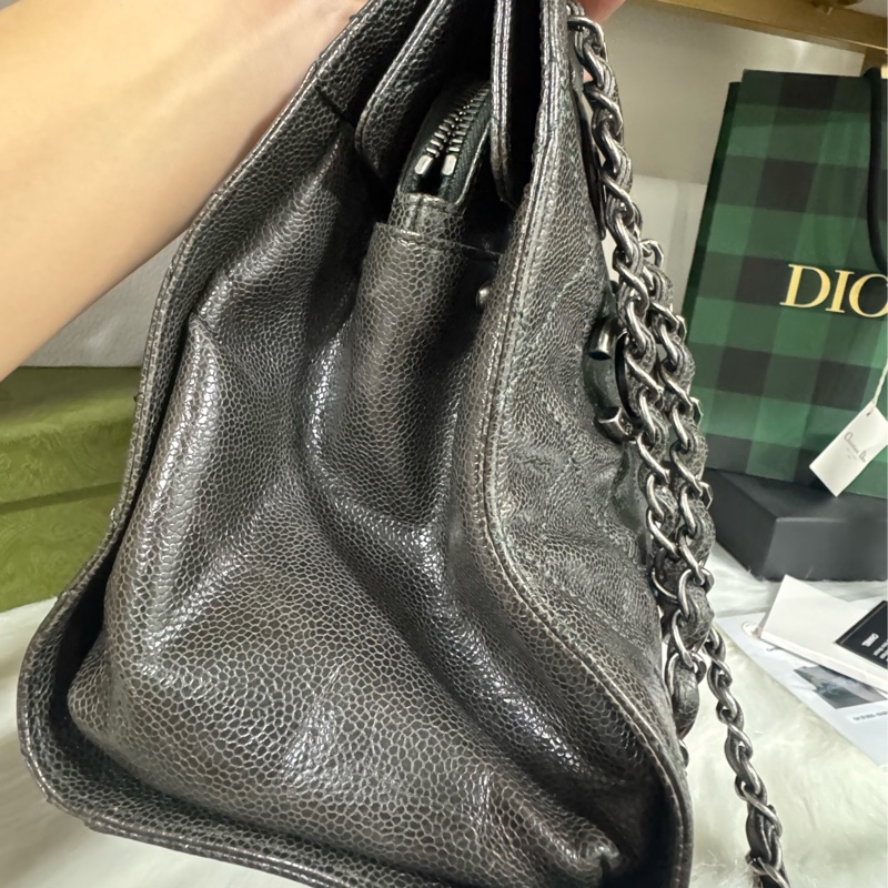 Chanel 荔枝牛皮肩背包 鏈包-20