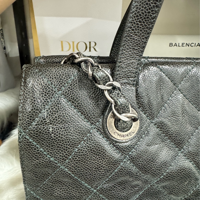 Chanel 荔枝牛皮肩背包 鏈包-23