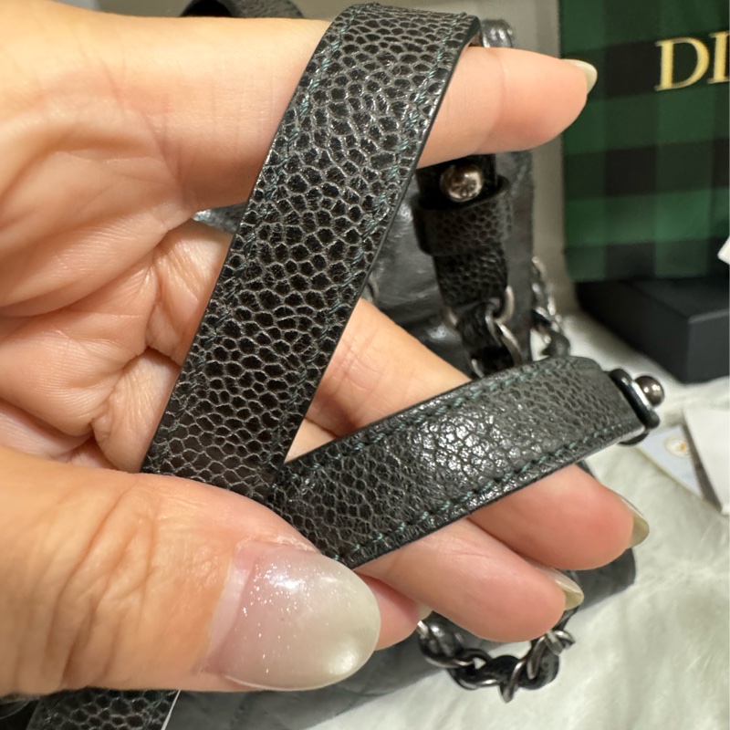 Chanel 荔枝牛皮肩背包 鏈包-27