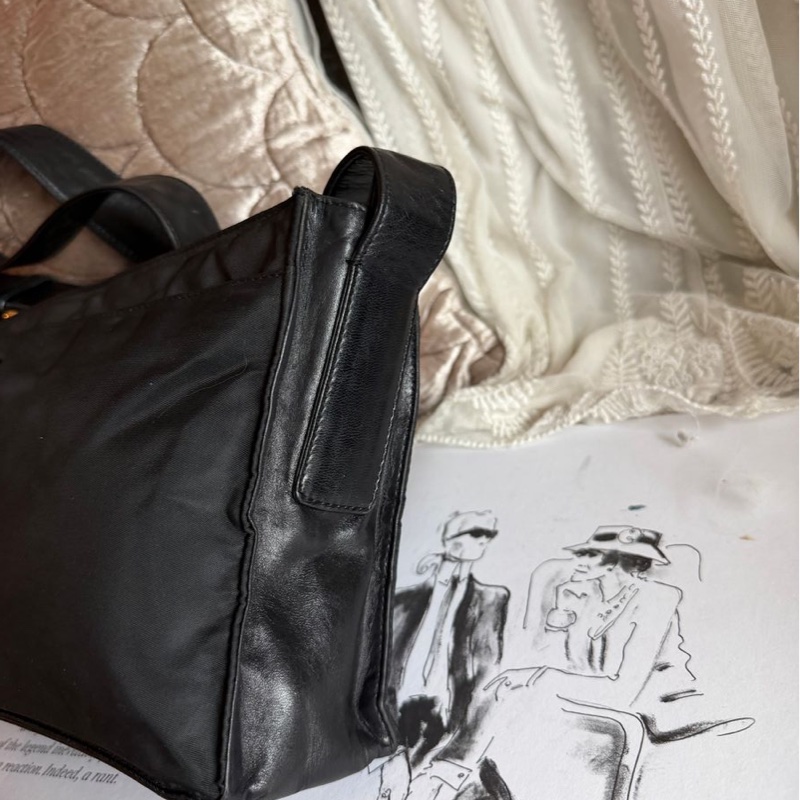 普拉達 黑色 包包prada re-nylon 再生尼龍系列 手袋 肩背包 腋下包 手提包 斜挎包 斜背包 側背包-20