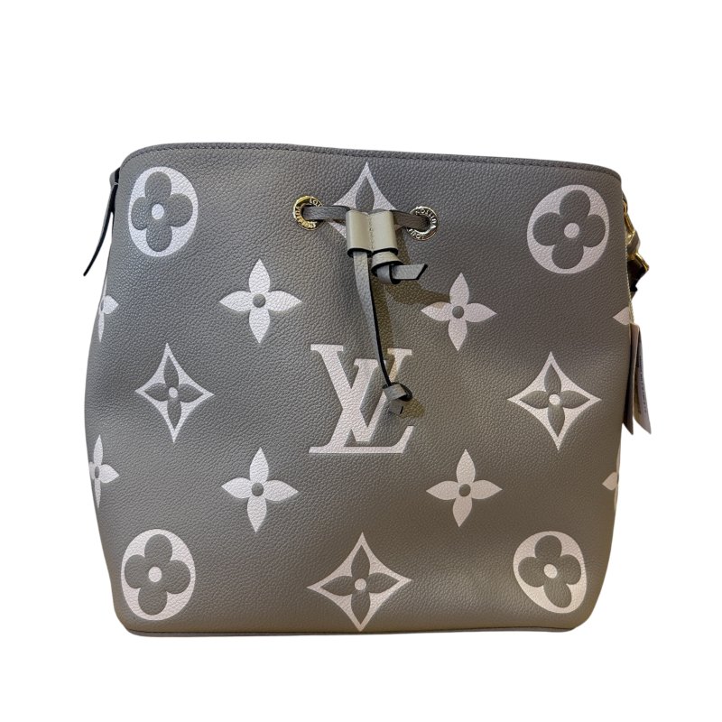 LV大象灰子母抽繩水桶兩用包-1