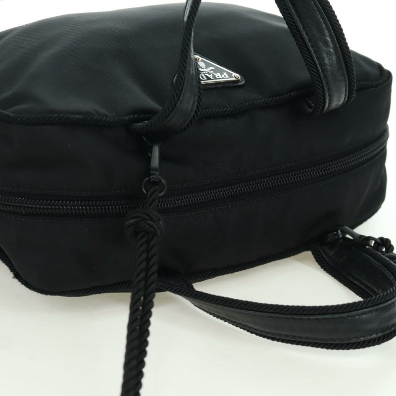 【日本直送】PRADA 流蘇手提包 尼龍 兩用 黑色 BL0916 正品 am11097V-5