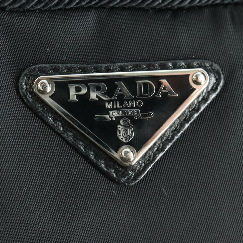 【日本直送】PRADA 流蘇手提包 尼龍 兩用 黑色 BL0916 正品 am11097V-20