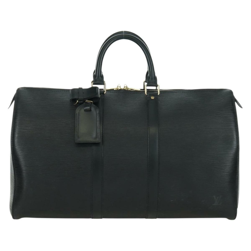 【日本直送】路易威登 Epi Keepall 45 波士頓包 黑色 M42972 LV 正品 AMZ301V-12