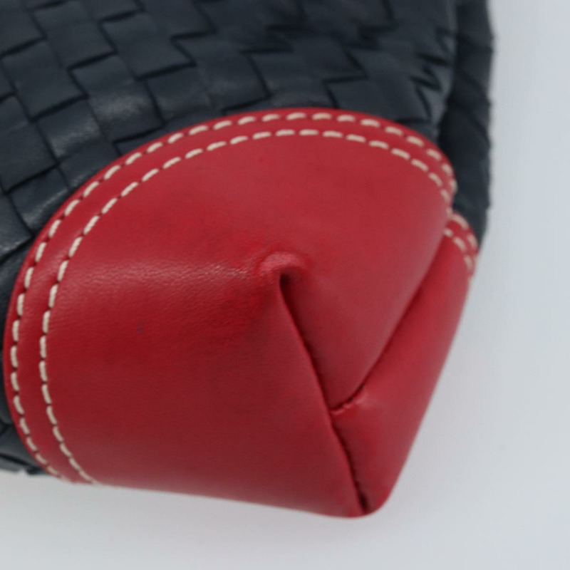 【日本直送】BOTTEGA VENETA INTRECCIATO 手提包皮革海軍藍金色正品 AMZ155A-8