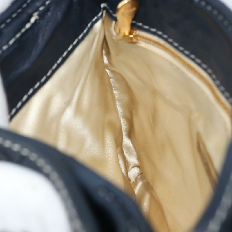 【日本直送】BOTTEGA VENETA INTRECCIATO 手提包皮革海軍藍金色正品 AMZ155A-19