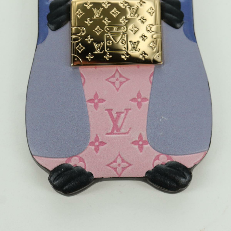 【日本直送】路易威登 Monogram LV 土撥鼠吊飾 紫色 M01350 LV 正品 YKZ484M-1