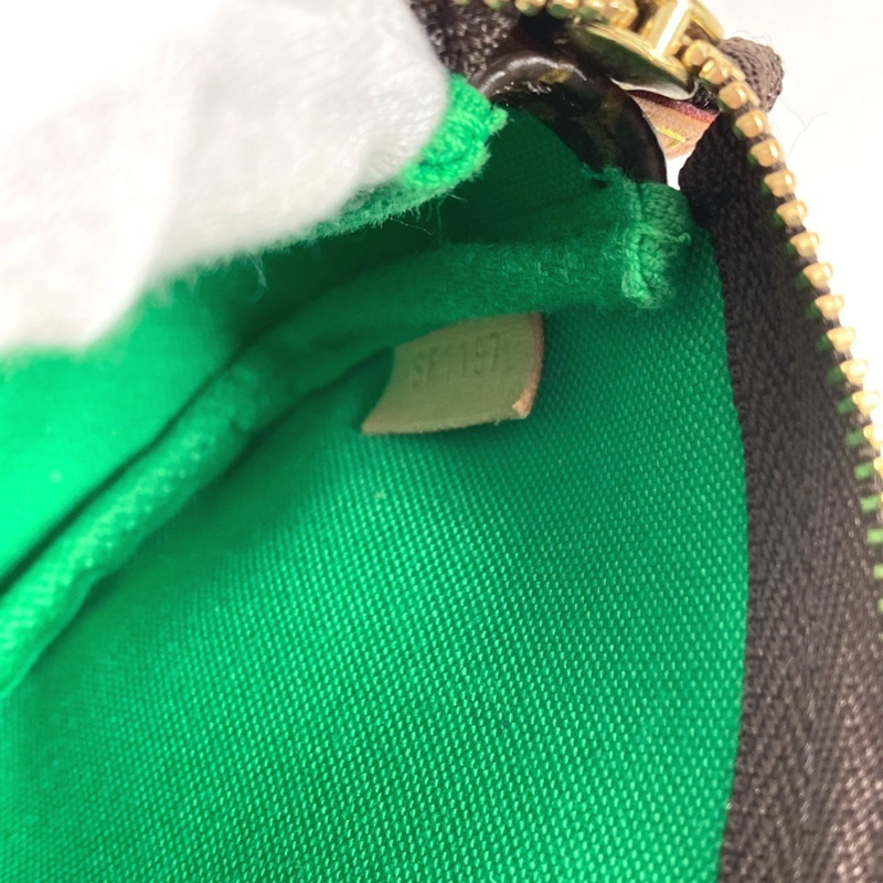 路易威登 M67706 Monogram Hawaii 限量版迷你手拿包/鏈條包/帆布配件包,男女通用,棕色-11