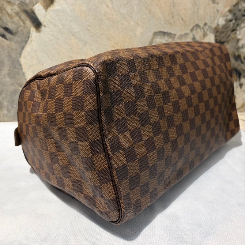 LV 咖棋盤格SPEEDY35 無背帶款-6
