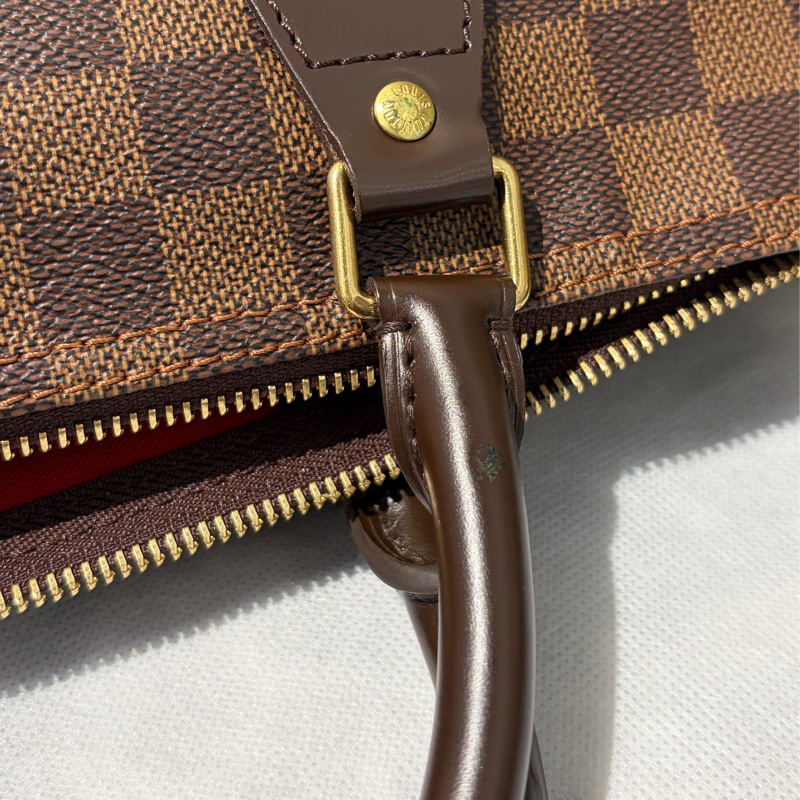 LV 咖棋盤格SPEEDY35 無背帶款-9