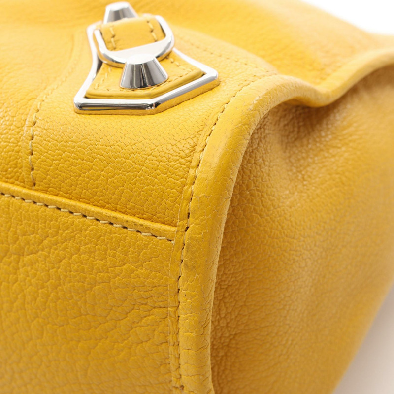 BALENCIAGA 經典金屬邊飾都會單肩手提包 390154 皮革 二手-4