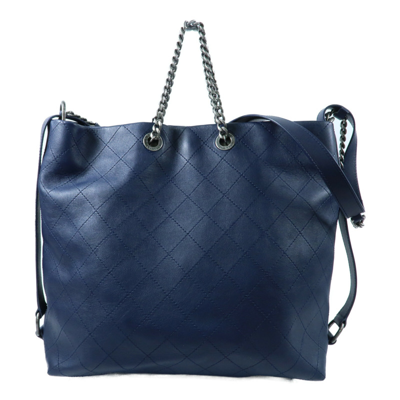 CHANEL 牛皮皮革Shoulder Bag鏈帶手挽肩背兩用袋-0