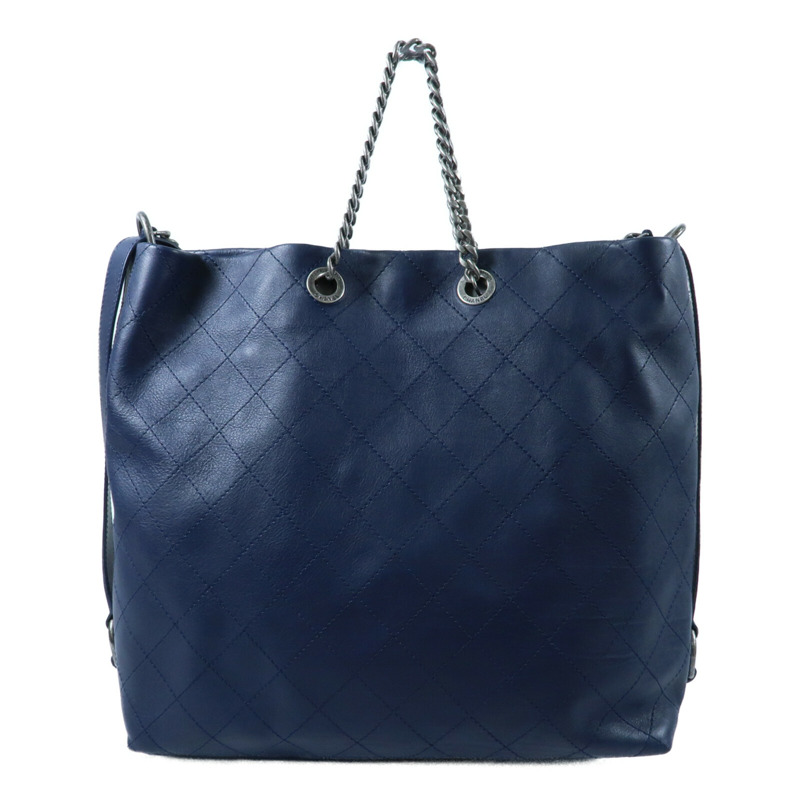CHANEL 牛皮皮革Shoulder Bag鏈帶手挽肩背兩用袋-1