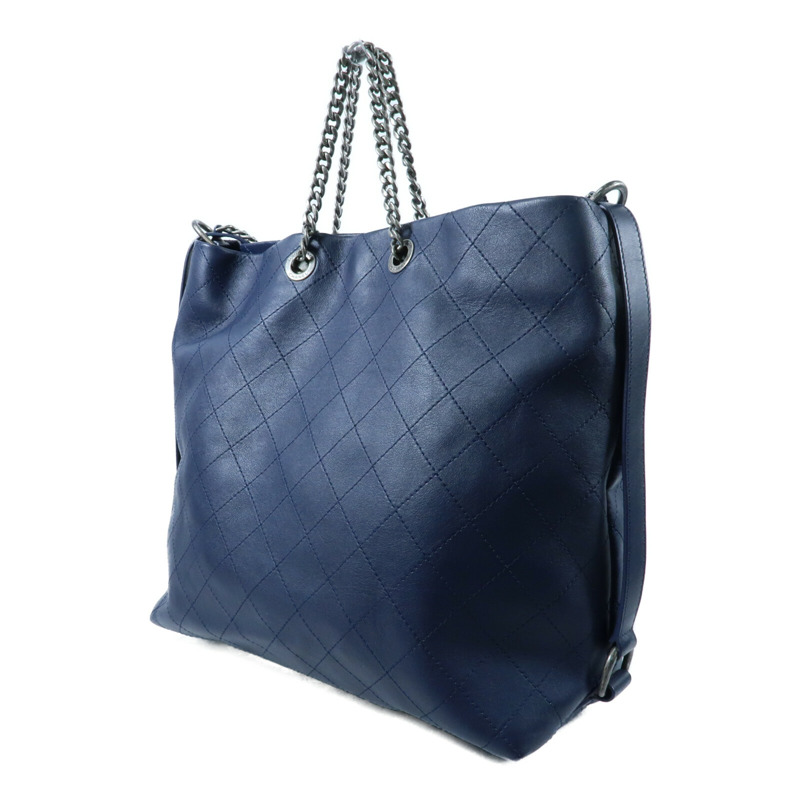 CHANEL 牛皮皮革Shoulder Bag鏈帶手挽肩背兩用袋-2