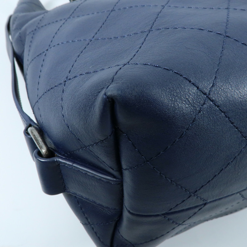 CHANEL 牛皮皮革Shoulder Bag鏈帶手挽肩背兩用袋-4