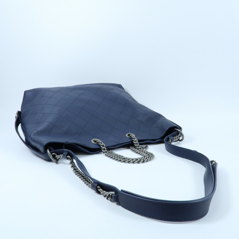 CHANEL 牛皮皮革Shoulder Bag鏈帶手挽肩背兩用袋-8
