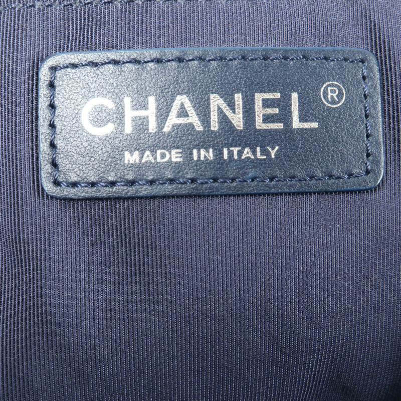 CHANEL 牛皮皮革Shoulder Bag鏈帶手挽肩背兩用袋-11