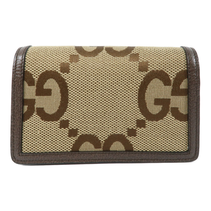 GUCCI 帆布/牛皮皮革Dionysus銀扣鏈帶肩背袋-1